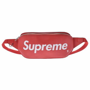 Louis Vuitton Epi Bum Bag Supreme Collaboration Red White Body
